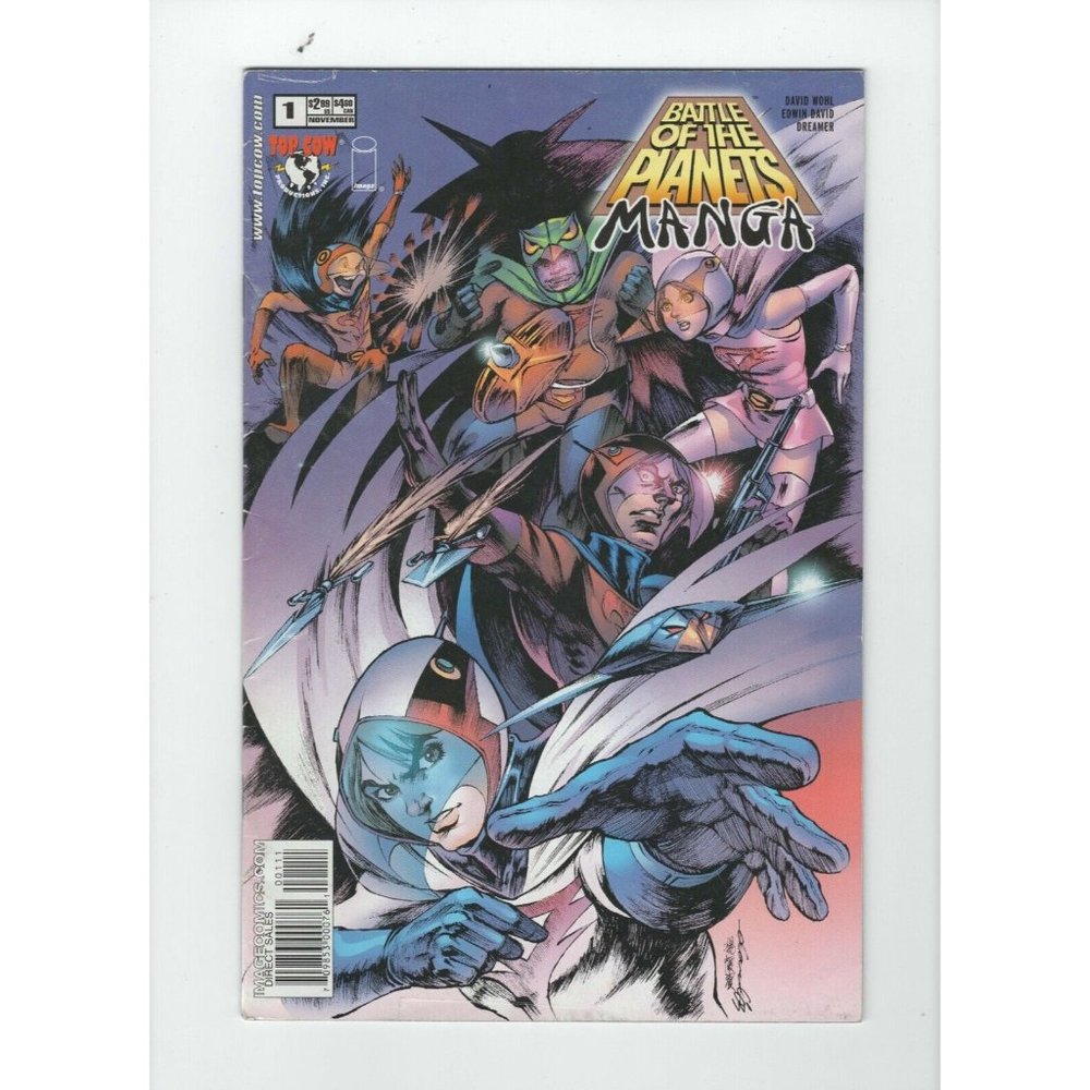 Top Cow Productions Image #1 November Battle Of The Planets Manga Comic Book